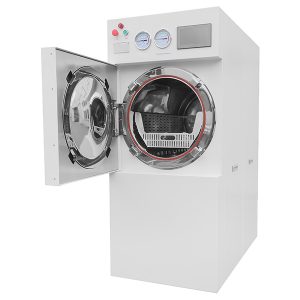 esivakuumattu vaakasuora autoklaavi